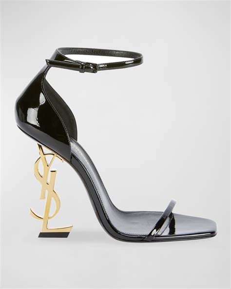 ysl gold plated heels|YSL heels price.